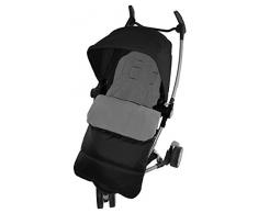 Fußsack/COSY TOES kompatibel mit Quinny Yezz Kinderwagen Dolphin grau