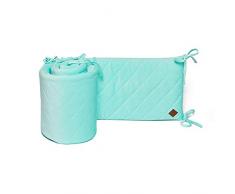 Fun with mum BAB-BED-BUM-VEL-MIN Babybett Nestchen - Velvet - Mint