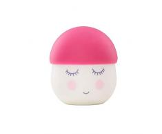 Babymoov Nachtlicht Squeezy pink, sanftes Schlaflicht aus Silikon, Einschlafhilfe für Babys und Kinder, 200 Stunden Batterielaufzeit