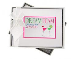 White Cotton Cards DN1S Fotoalbum für Jubiläum, Cocktails