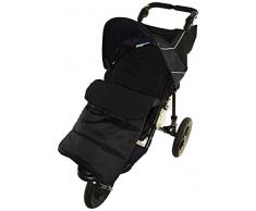 Fußsack/COSY TOES kompatibel mit Mountain buugy Terrain Kinderwagen black jack