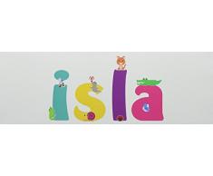 Feel Good Art Isla Galerie verpackt Leinwandbild für Kinderzimmer, die Solide Front Panel (15 x 42 x 4 cm, klein)