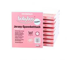 babybay Jersey Spannbetttuch passend für Modell Original, grau