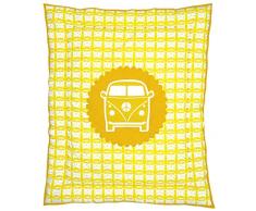 TAFTAN BX-917 Krabbeldecke das Auto, 100 x 80 cm, gelb