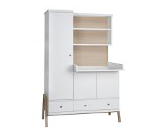 Schardt 06 921 02 01 Schrank mit Wickelkommode, holly nature