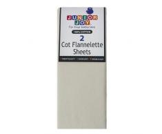 Junior Joy 6031CR Bett flannelette Blätter, creme