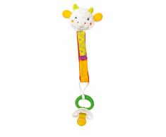 Fehn 70088 Babyspielzeug Schnullerkettchen Kuh