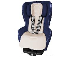 ByBoom - Sitzauflage/Sitzeinlage COMFORT mit Sommer- und Winterseite, Universal für Autokindersitz Gr. 0, 0+, I, II, III z.B. für Römer, Maxi-Cosi, für Kinderwagen und Buggy, Farbe:Beige