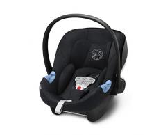 Cybex Gold Babyschale Aton M i-Size, Inkl. SensorSafe, Für Kinder ab 45 cm bis 87 cm, Max. 13 kg, urban black