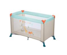 Safety 1st 2114560000 Reisebett Soft Dreams, praktisches und kompaktes Kinder-Reisebett, zusammenfaltbar und inklusive Transporttasche, happy day, mehrfarbig