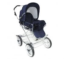 Eichhorn Buggy 419LUX-K041-AIR-0 Sportwagen mit Automatikgestell, Luftrad, marineblau