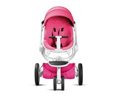 Quinny Moodd Kinderwagen, mit automatischer Aufklappfunktion, Ruheposition in beide Fahrtrichtungen, modernes Design, ab der Geburt bis ca. 3,5 Jahre, pink passion