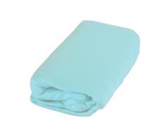 PMP Jersey Spannbetttuch Viskose aus Bambus aqua 70 x 140 cm
