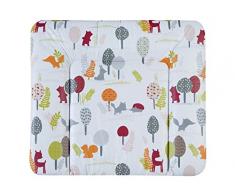 Schardt Wickelauflage Waldtiere, abwischbare Folie, 84 x 74 cm