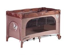 Patron BDP101007AA835P Reisebett Skippy Plus, schmetterling braun