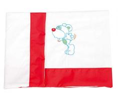 Babyline 015001002 Bettwäsche-Set für Kinderbett, unisex, Rot