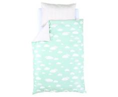 Träumeland TT17902 Bettwäsche Wölkchen, 100 x 135 cm, mehrfarbig