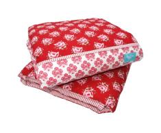 Rosy Cheek Cosy Betten Sweetpea-Set für Babybett Steppdecke und nestchen