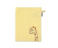 Sterntaler Waschhandschuh Kuschelzoo, Giraffe Greta, Größe: 21 x 15 cm, Gelb