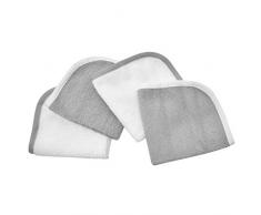 4 Waschlappen aus Baumwoll-Frottee von American Baby Company