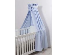 Robert Osswald 1.1.4.1.1.1.1-K05-05 Betthimmel Classic - 170cm x 300cm - für das Kinderbett, rot