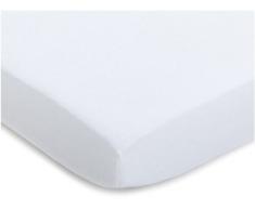 Julius Zöllner 8350013100 - Spannbetttuch Jersey für Stillbett, Größe: 50 x 100 cm, Farbe: weiß
