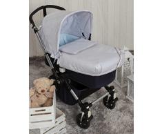 Babyline bgboo Praline Tagesdecke Kinderwagen grau