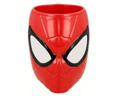 Elemed 33487 3D PS Becher Spiderman geformt, mehrfarbig