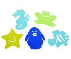 Dreambaby G129 Watch-Your-Step Antirutsch-Matte rutschfeste Dusch und Wannen-Einlage Pads Kindersicherheit (10er)