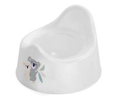 Rotho Babydesign Kindertopf, Ab 18 Monate, Niedliches Koala-Motiv, Bella Bambina, Weiß, 20601 0001 CQ