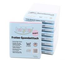 babybay Frottee Spannbetttuch mit Membran passend für Modell Original, weiß