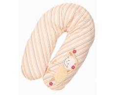 Julius Zöllner 4670417091 - Mähry Natur Stillkissen Banane mit Flexi-Perls (EPS) mit Applikation, circa 190 cm (Außenmaß)