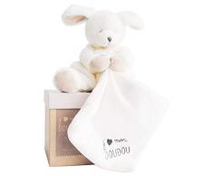 Doudou et Compagnie Dc2916 JAime Mon Doudou - Puppe mit Decke - Brauner Hund