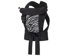 Bondolino Plus Babytrage inklusive Bindeanleitung, Slim-fit Zebra