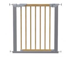 Baby Dan Avantgarde Schutzgitter, hergestellt in Europa, TÜV/GS geprüft, 71.3-77.6 cm, Farbe: Natur/Silber