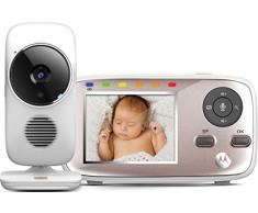 Motorola Baby MBP 667 Connect , WLAN Video Babyphone , Baby-Überwachungskamera mit 2.8 Farbdisplay , 300 Meter Reichweite