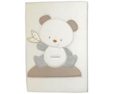 Andy & Helen 2/507cd03 _ P Decke Wiege bestickt Fleece, cremefarben