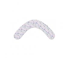 Theraline 51005901 Bezug für das Original Stillkissen, 190 cm, waterdots lila