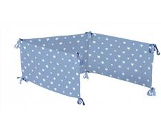 Piccola Casa - Bettumrandung 60 x 120, modern/klassisch, Farbe blau, 180 x 40 x 1