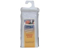 Looping Unterlaken für Wiege, Baumwolle/PU, antibakteriell, schimmelbeständig, 40 x 80 cm, Weiß