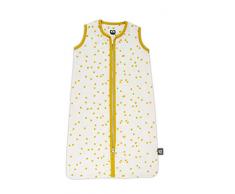 Briljant Baby - Sommerschlafsack spots - ocker - maße 90 cm mit Reißverschluss - hochwertige qualität