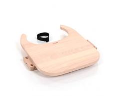 babybay Tischplatte Hochstuhlumrüstsatz passend für Modell Original, Maxi und Comfort, natur unbehandelt