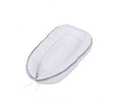 babybay Kuschelnest, weiß Punkte perlgrau