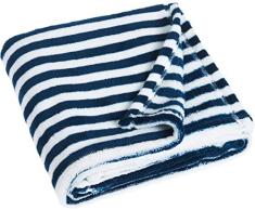 Playshoes Baby und Kinder Fleece-Decke, vielseitig nutzbare Kuscheldecke für Jungen und Mädchen, 75 x 100 cm, gestreift