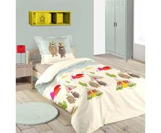 Ideenreich 2411 Bettwäsche Tipi, S, weiß