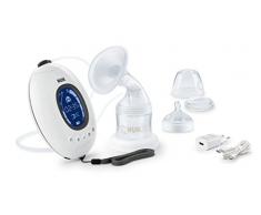 NUK Nature Sense elektrische Milchpumpe mit Akku, LCD-Display und Memory Funktion, inkl. Muttermilchbehälter, 150 ml