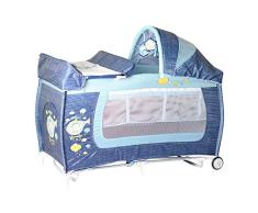 Lorelli 10080371816 Reisebett + Modus Bett Wippschalter Danny 2 blau