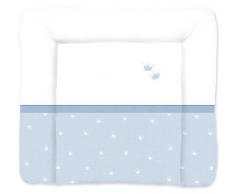Träumeland TT12415 Wickelauflage Krönchen, 75 x 85 cm, blau