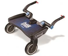 Lascal BuggyBoard Maxi, Kinderbuggy Trittbrett mit großer Stehfläche, Kinderwagen Zubehör für Kinder von 2-6 Jahren (22 kg), kompatibel mit fast jedem Buggy und Kinderwagen, blau