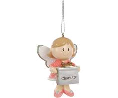 Suki Gifts 28625 Schutzengel Fee Weihnachtsbaumschmuck Geschenkanhänger ANDREA, rosa
